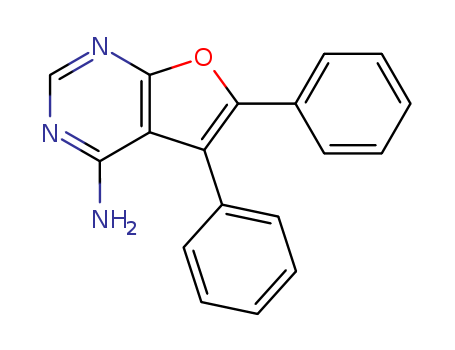 Furo[2,3-d]pyrimidin-4-amine,5,6-diphenyl-