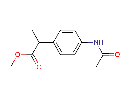 (±)-methyl 2-(4-acetamidophenyl)propanoate