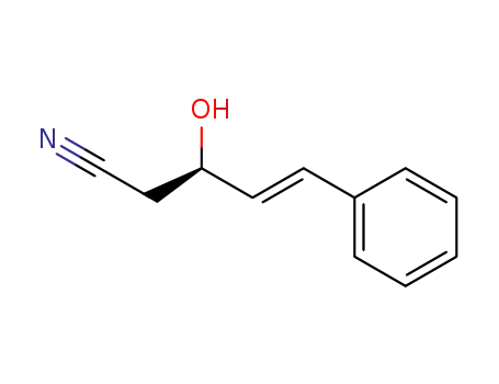 (R,E)-3-hydroxy-5-phenylpent-4-enenitrile
