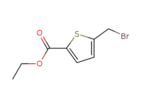 Molecular Structure of 14282-72-5 (2-BROMOMETHYLTHIOPHENE-5-CARBOXYLIC ACID ETHYL ESTER)