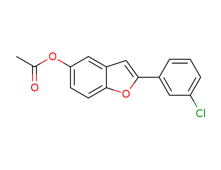 5-acetoxy-2-(3-chlorophenyl)benzofuran