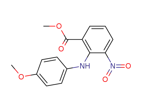 2-(4-methoxy-phenylamino)-3-nitro-benzoic acid methyl ester