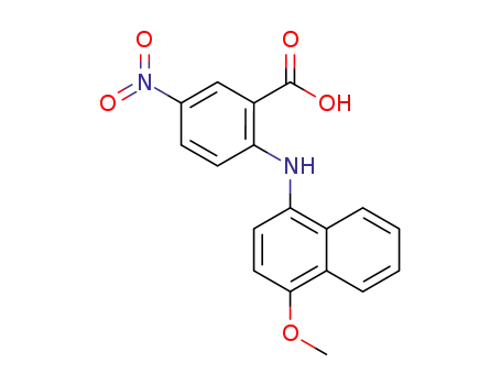 2-(4-methoxynaphthalen-1-ylamino)-5-nitrobenzoic acid