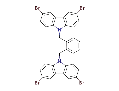1,2-bis(3,6-dibromo-9H-carbazol-9-methyl)benzene