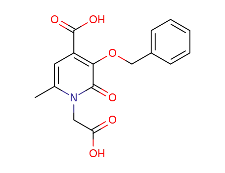 3-(benzyloxy)-1-(carboxymethyl)-6-methyl-2-oxo-1,2-dihydropyridine-4-carboxylic acid