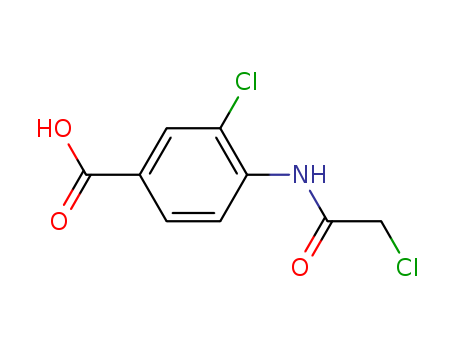 Benzoicacid, 3-chloro-4-[(2-chloroacetyl)amino]-