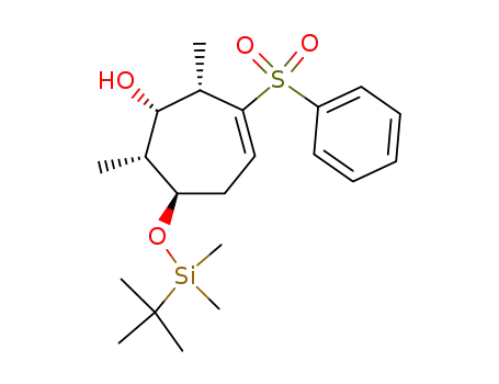 (1S,2S,6R,7R)-3-Benzenesulfonyl-6-(tert-butyl-dimethyl-silanyloxy)-2,7-dimethyl-cyclohept-3-enol