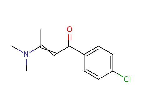 Molecular Structure of 112778-99-1 (2-Buten-1-one, 1-(4-chlorophenyl)-3-(dimethylamino)-)