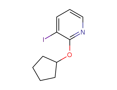 Molecular Structure of 902837-47-2 (2-(CYCLOPENTYLOXY)-3-IODOPYRIDINE)