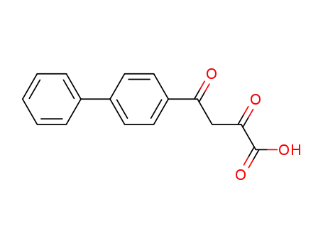 Molecular Structure of 85763-16-2 (alpha,gamma-Dioxo-(1,1'-biphenyl)-4-butanoic acid)