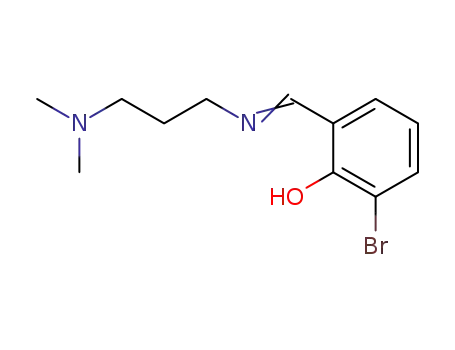 Molecular Structure of 1582815-37-9 (2-bromo-6-[(3-dimethylaminopropylimino)methyl]phenol)