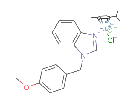 dichloro-(N-(4-methoxybenzyl)benzimidazole)(p-cymene)ruthenium