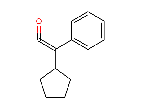 Molecular Structure of 133658-80-7 (2-cyclopentyl-2-phenylethen-1-one)