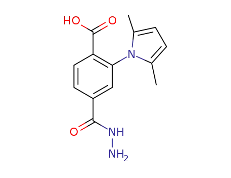 2-(2,5-dimethyl-1H-pyrrol-1-yl)-4-(hydrazinecarbonyl)benzoic acid