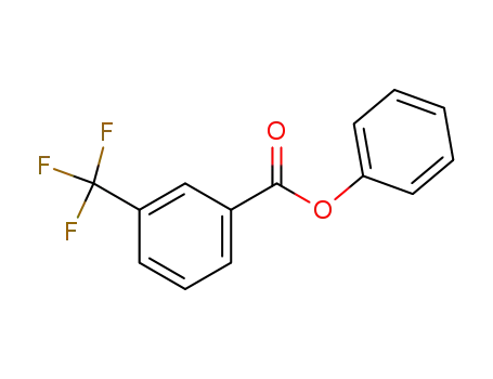Molecular Structure of 58710-61-5 (phenyl 3-(trifluoromethyl)benzoate)