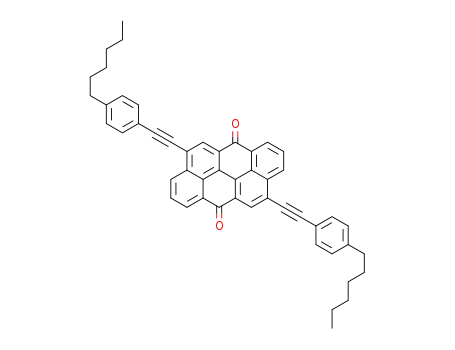 4,10-bis((4-hexylphenyl)ethynyl)anthanthrone