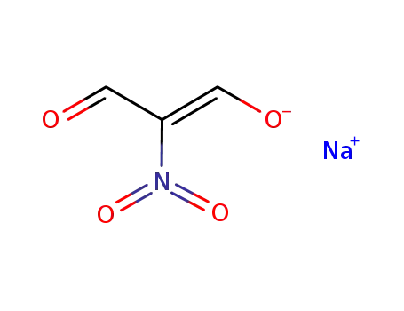Molecular Structure of 2940-26-3 (sodium (Z)-2-nitro-3-oxoprop-1-en-1-olate)