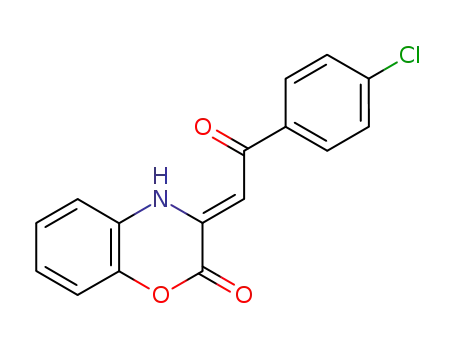 3-[2-(4-chlorophenyl)-2-oxoethylidene]-3,4-dihydro-2H-1,4-benzoxazin-2-one
