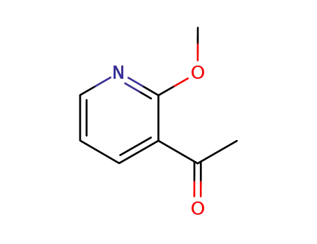 Molecular Structure of 131674-40-3 (Ethanone, 1-(2-methoxy-3-pyridinyl)- (9CI))