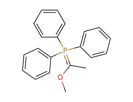 Molecular Structure of 41715-02-0 (Phosphorane, (1-methoxyethylidene)triphenyl-)