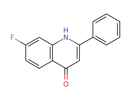 Molecular Structure of 147197-81-7 (7-fluoro-2-phenyl-4-quinolone)
