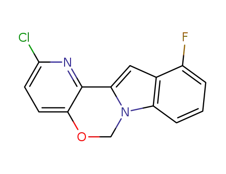 2-chloro-11-fluoro-6H-pyrido[2',3':5,6][1,3]oxazino[3,4-a]indole