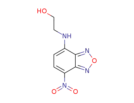 Molecular Structure of 65703-47-1 (2-[(7-nitro-2,1,3-benzoxadiazol-4-yl)amino]ethanol)
