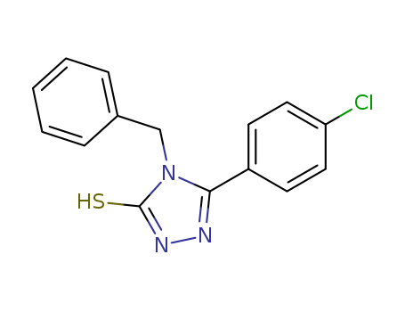 4-Benzyl-5-(4-chloro-phenyl)-4H-[1,2,4]triazole-3-thiol