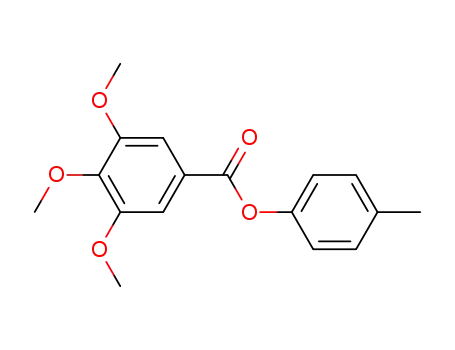 Molecular Structure of 129194-52-1 (4-methylphenyl 3,4,5-trimethoxybenzoate)