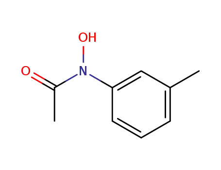 Molecular Structure of 27687-62-3 (Acetamide, N-hydroxy-N-(3-methylphenyl)-)