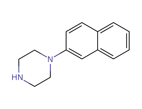 Molecular Structure of 57536-91-1 (1-(2-NAPHTHYL)PIPERAZINE)