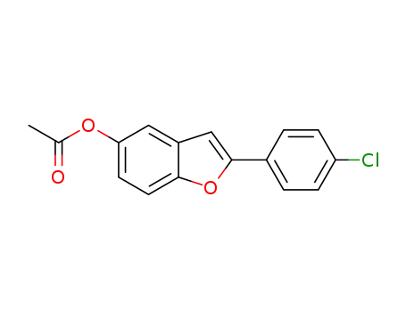 5-acetoxy-2-(4-chlorophenyl)benzofuran