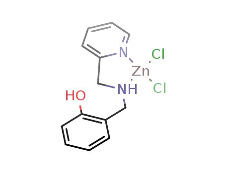 Molecular Structure of 760147-40-8 ([Zinc(II)(2-hydroxybenzyl-(2-pyridylmethyl)amine)Cl<sub>2</sub>])
