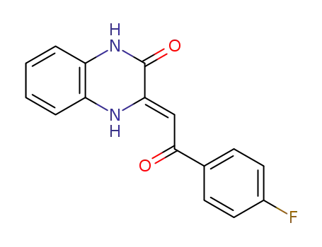(Z)-3-[2-oxo-2-(4-fluorophenyl)ethylidene]-3,4-dihydroquinoxalin-2(1H)-one