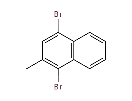 Molecular Structure of 62415-75-2 (1,4-DibroMo-2-Methylnaphthalene)