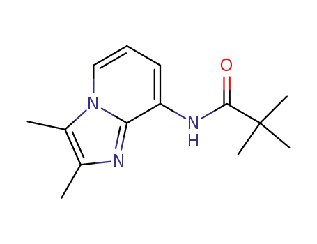 Molecular Structure of 214194-14-6 (N-(2,3-Dimethylimidazo[1,2-A]Pyridin-8-Yl)Pivalamide)