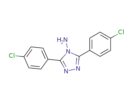3,5-BIS(4-CHLOROPHENYL)-4H-1,2,4-TRIAZOL-4-AMINE