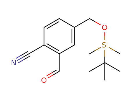 4-(((tert-butyldimethylsilyl)oxy)methyl)-2-formylbenzonitrile
