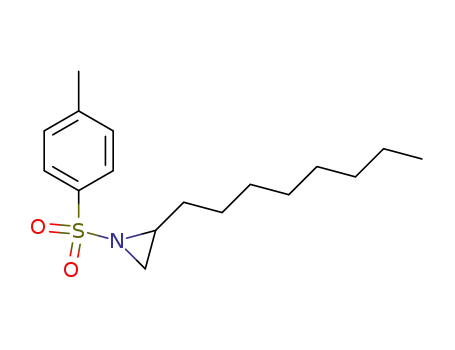 Molecular Structure of 159659-19-5 (Aziridine, 1-[(4-methylphenyl)sulfonyl]-2-octyl-)