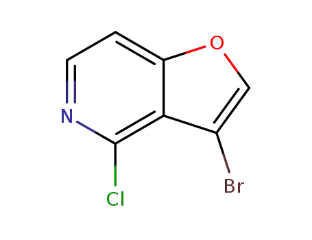 Molecular Structure of 220939-72-0 (3-Bromo-4-chlorofuro[3,2-c]pyridine)