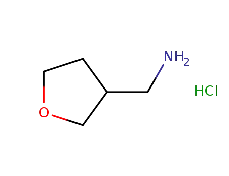 Molecular Structure of 184950-35-4 ((Tetrahydrofuran-3-yl)methanamine hydrochloride)