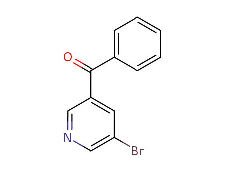 Molecular Structure of 59105-50-9 ((5-BroMopyridin-3-yl)(phenyl)Methanone)