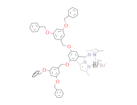 NiBr<sub>2</sub>((CH<sub>3</sub>)2C<sub>3</sub>HN<sub>2</sub>)2CHCH<sub>2</sub>C<sub>6</sub>H<sub>3</sub>(OCH<sub>2</sub>C<sub>6</sub>H<sub>3</sub>(OCH<sub>2</sub>C<sub>6</sub>H<sub>5</sub>)2)2