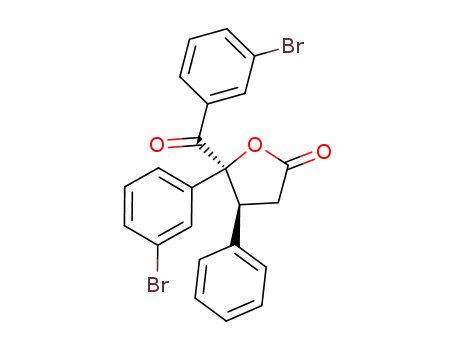 (4S,5S)-5-(3-bromobenzoyl)-5-(3-bromophenyl)-4-phenyldihydrofuran-2(3H)-one