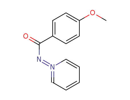 Molecular Structure of 36048-77-8 ((4-methoxybenzoyl)(pyridin-1-ium-1-yl)amide)