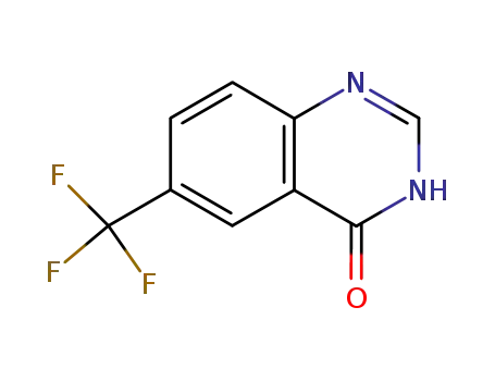 Molecular Structure of 16544-67-5 (6-(TRIFLUOROMETHYL)QUINAZOLIN-4(3H)-ONE)