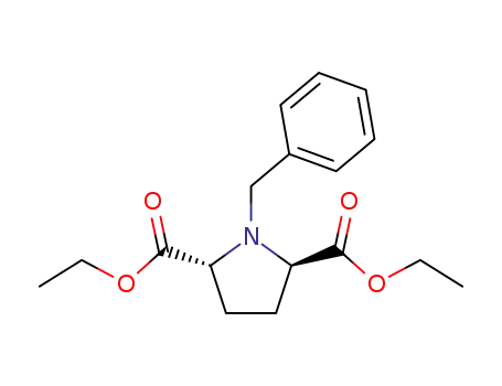 trans-N-benzyl-2,5-bis(ethoxycarbonyl)pyrrolidine