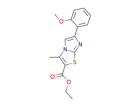 6- (2-METHOXYPHENYL) -3-METHYLIMIDAZO [2,1-B] THIAZOLE-2-CARBOXYLIC ACID ETHYL 에스테르