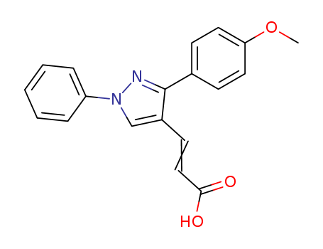 3-[3-(4-METHOXY-PHENYL)-1-PHENYL-1H-PYRAZOL-4-YL]-ACRYLIC ACID