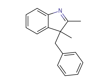 Molecular Structure of 46854-91-5 (3-benzyl-2,3-dimethyl-3H-indole)